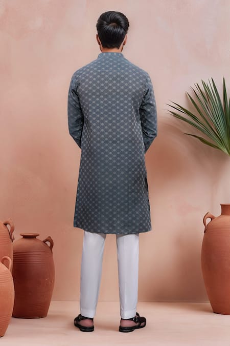 Arihant Rai Sinha Woven Dobby Kurta & Pant Set
