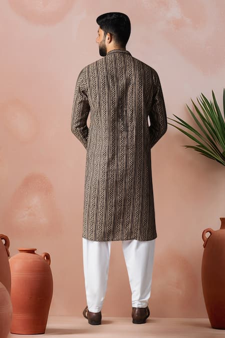 Arihant Rai Sinha Geometric Print Kurta & Salwar Set 