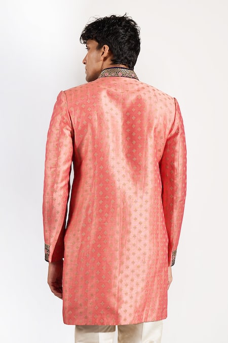 Rng Safawala Dabka & Resham Embroidered Achkan Set 