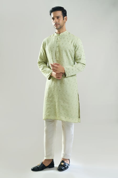 Buy Rng Safawala Green Silk, Dupion Embroidery, Sequins Resham And Kurta Set Online at Aza Fashions Buy_Rng Safawala_Green Silk, Dupion Embroidery, Sequins Resham And Kurta Set _Online_at_Aza_Fashions