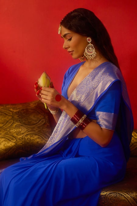 Buy MAISARA JEWELRY Red Pearls, Stones Embellished Layered Chandbalis Online at Aza Fashions Buy_MAISARA JEWELRY_Red Pearls, Stones Embellished Layered Chandbalis _Online_at_Aza_Fashions