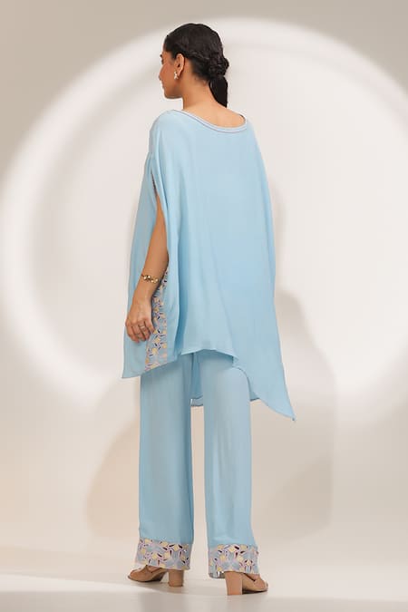 Laxmishriali Celestia Asymmetric Kaftan & Pant Set 