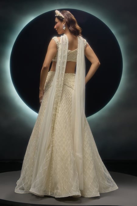 Couture By Niharika Liora Hand Embroidered Lehenga Set 