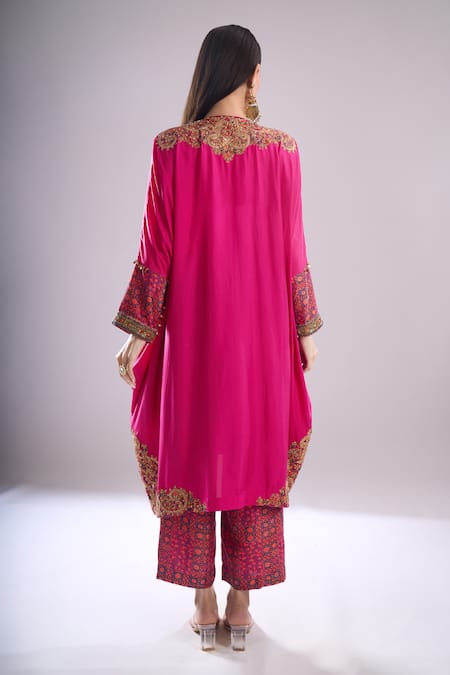Debyani + CO Pitta Work Kaftan & Pant Set 