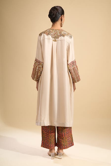 Debyani + CO Meena Embroidered Kurta With Pant 