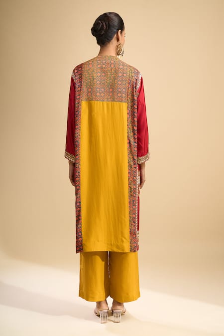 Debyani + CO Embroidered Kurta With Pant 
