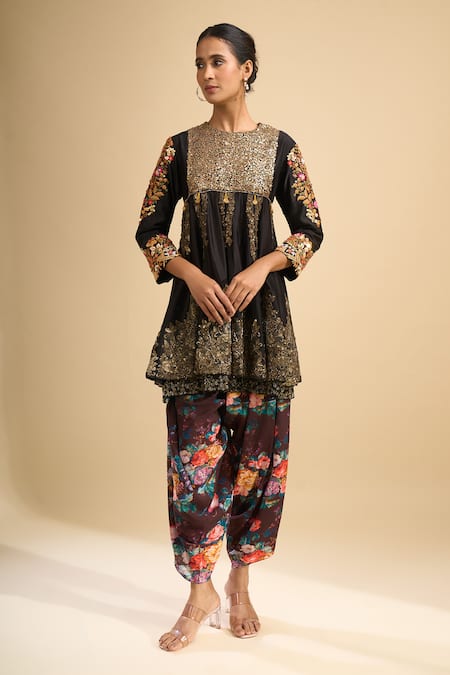 Debyani + CO Embroidered Kurta With Salwar 