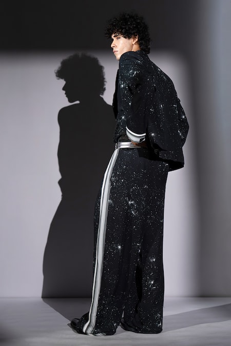 Nikita Mhaisalkar Galaxy Print Blazer 