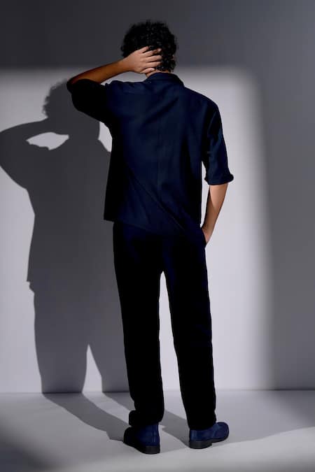 Nikita Mhaisalkar Stripe Pattern Shirt & Pant Set 