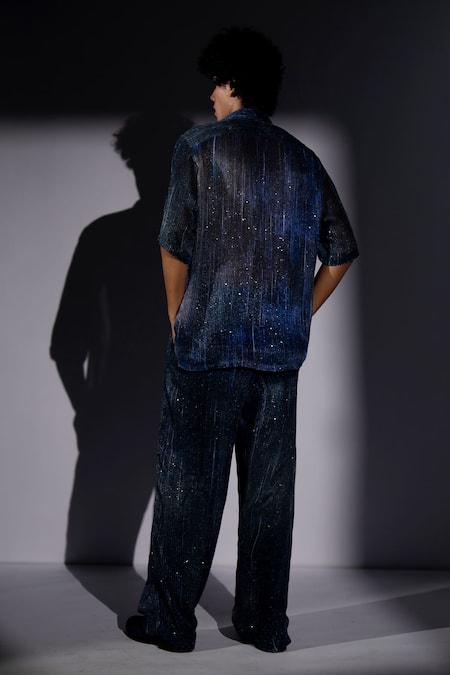 Nikita Mhaisalkar Meteor Print Shirt & Pant Set 