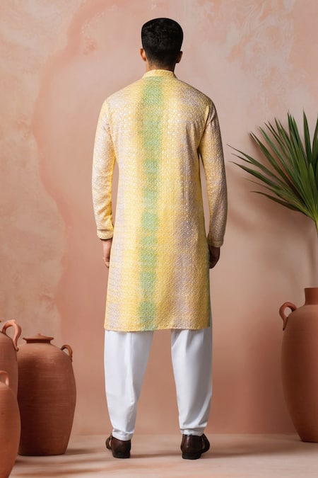 Arihant Rai Sinha Thread Embroidered Kurta & Salwar Set 
