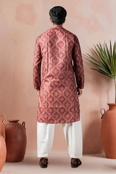 Arihant Rai Sinha Jaal Print Kurta & Salwar Set 