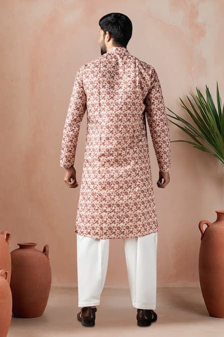 Arihant Rai Sinha Floral Print Kurta & Salwar Set 