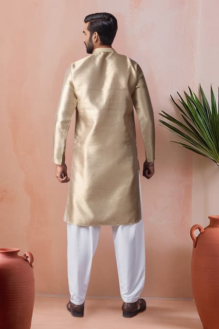 Arihant Rai Sinha Woven Jacquard Kurta With Salwar