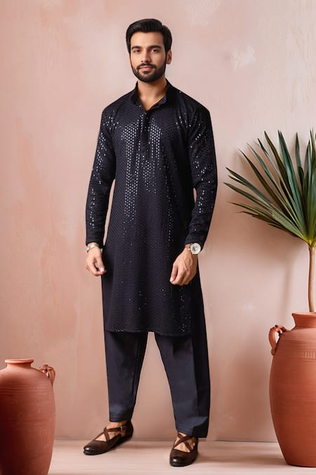 Arihant Rai Sinha Thread Embroidered Kurta & Salwar Set 