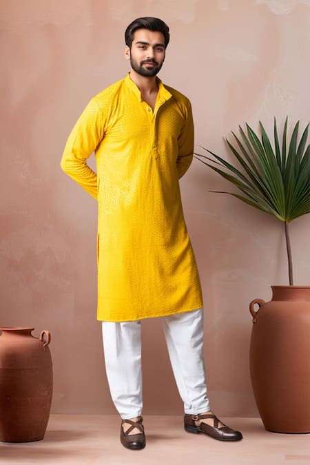 Arihant Rai Sinha Thread Embroidered Kurta & Salwar Set 