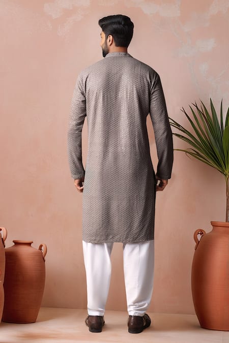 Arihant Rai Sinha Thread Embroidered Kurta & Salwar Set 