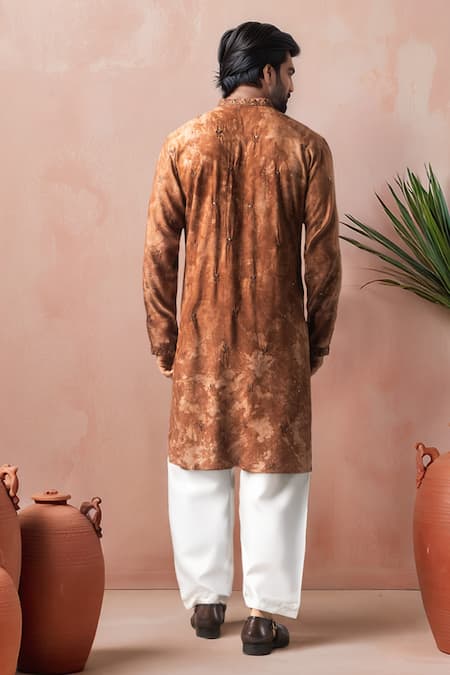 Arihant Rai Sinha Printed & Embroidered Kurta Salwar Set 