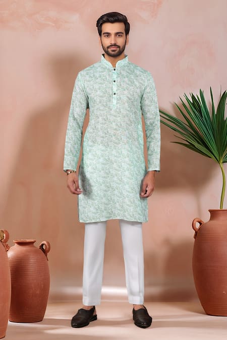 Arihant Rai Sinha Abstract Print Kurta With Pant 