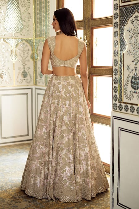 Charu And Vasundhara Korinna Embellished Lehenga Set 