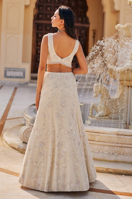 Charu And Vasundhara Keziah Embroidered Lehenga Set 