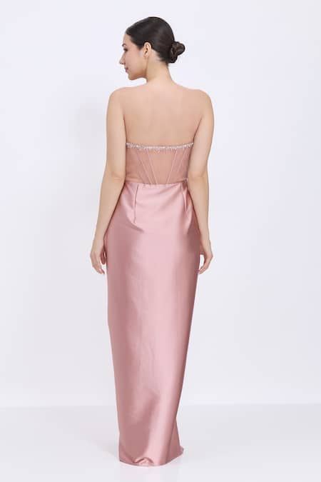Dilnaz Draped Embellished Gown 
