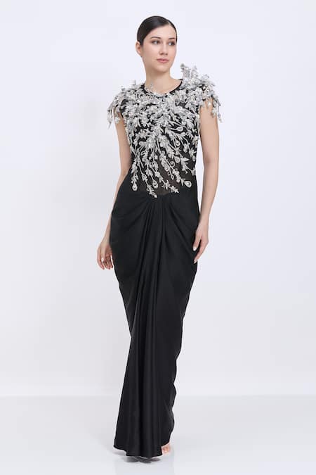Dilnaz 3D Hand Embroidered Gown 