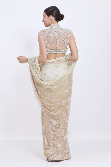 Dilnaz Hand Embroidered Saree 