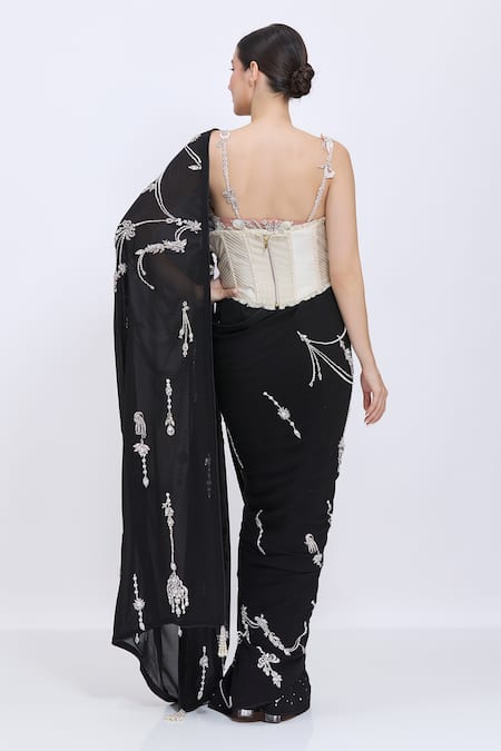 Dilnaz Stitched Waist Corset Belt  