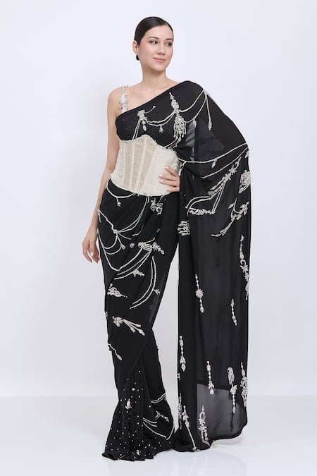 Dilnaz Stitched Waist Corset Belt  