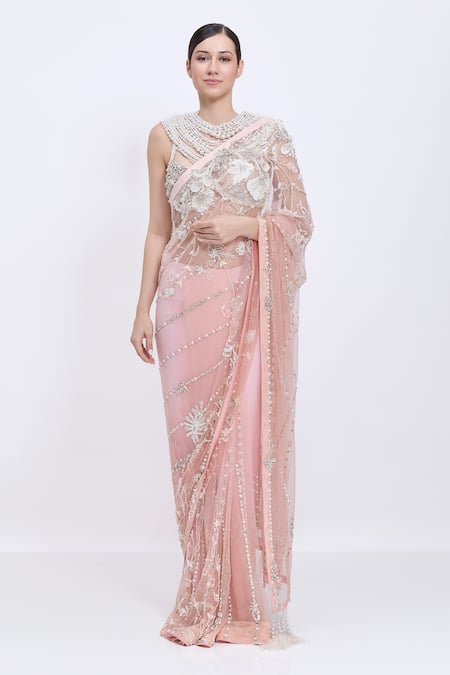 Dilnaz Hand Embroidered Saree 