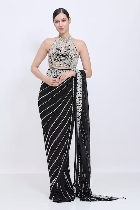 Dilnaz Floral Embroidered Blouse 