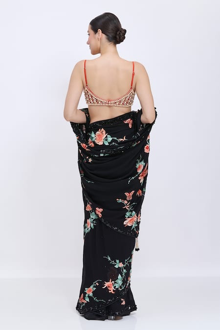 Dilnaz Embroidered Bustier Blouse 