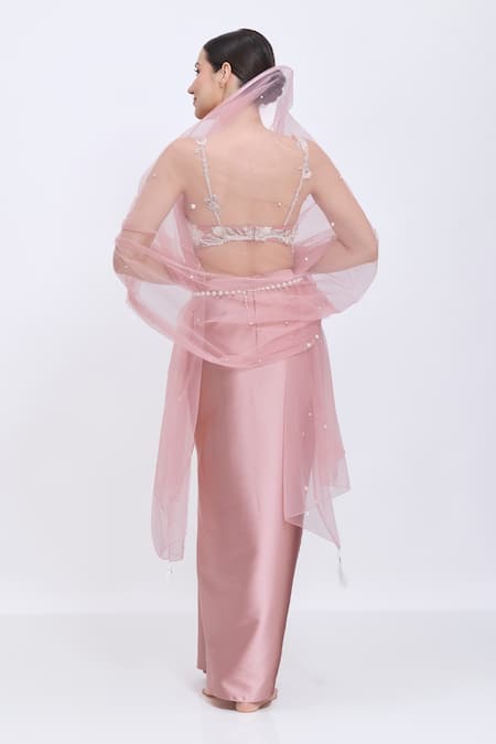 Dilnaz Pearl Single Line Belt  