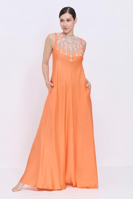 Dilnaz Bodice Embellished Gown 
