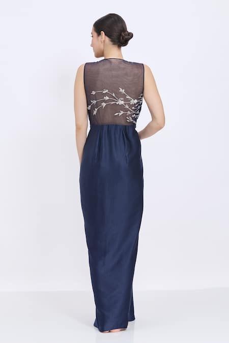 Dilnaz Windwept Daalis Draped Gown  