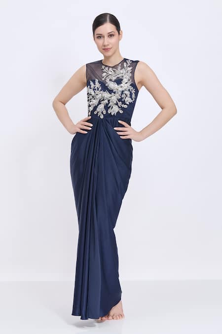 Dilnaz Windwept Daalis Draped Gown  