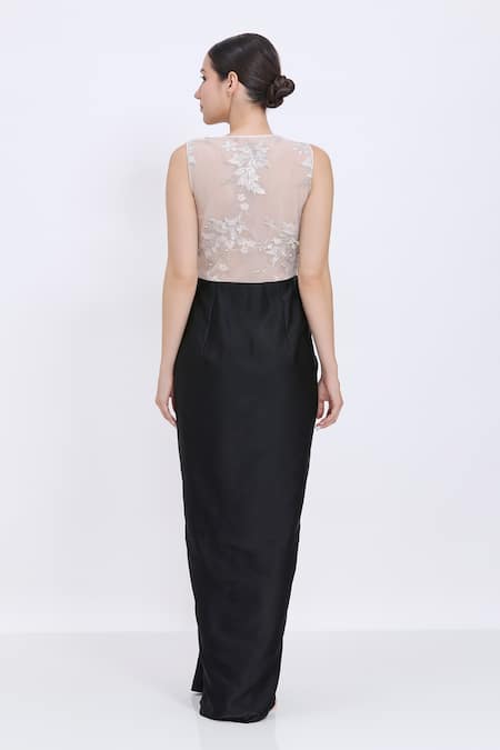 Dilnaz Windwept Daalis Draped Gown  