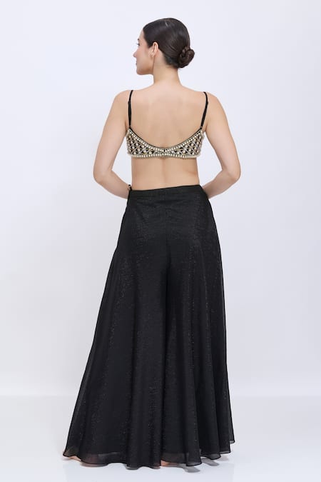 Dilnaz Embroidered Chowdi Bustier Blouse 