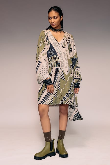 Kritika Murarka Printed Shift Dress  