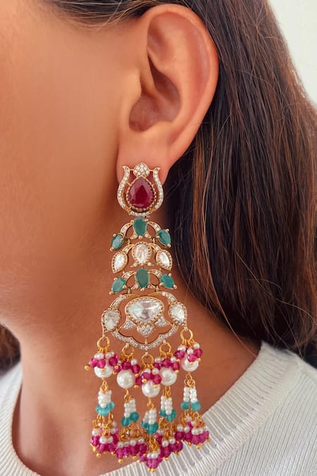 PRERTO Polki Necklace Set 