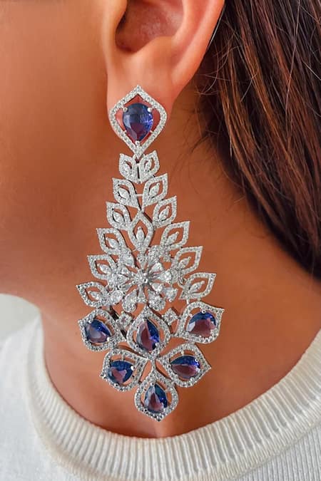 PRERTO Aaradhya Marquise Imitation Diamond Choker Set 