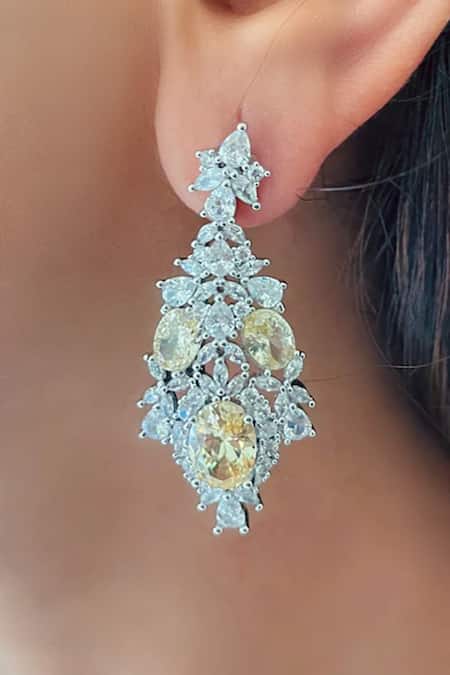 PRERTO Alisha Sunshine Imitation Diamond Choker Set 