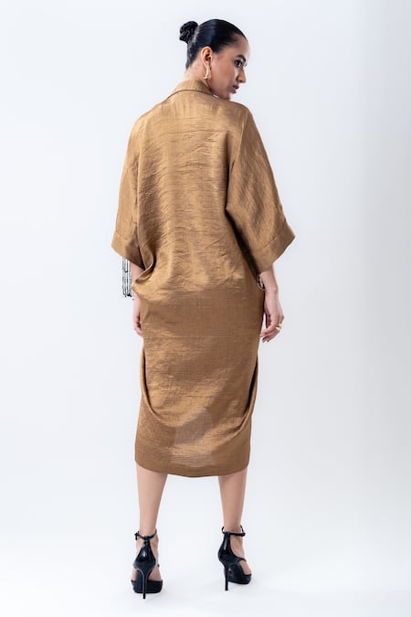 Nupur Kanoi Banarasi Silk Pick-Up Kaftan 