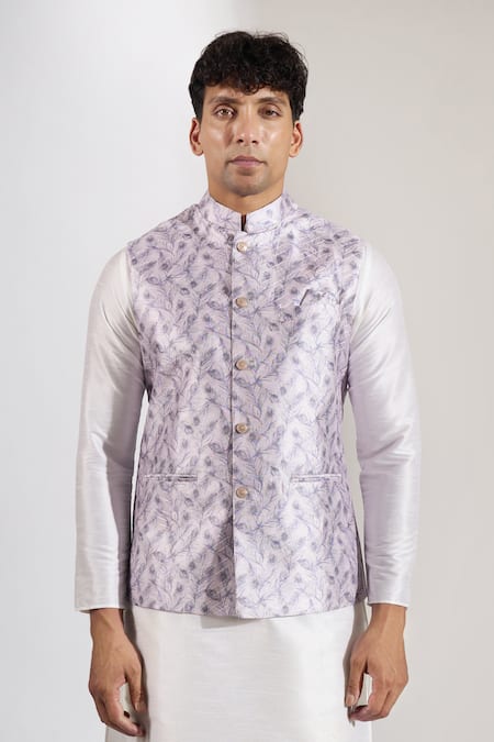 Rng Safawala Floral Print Bundi 