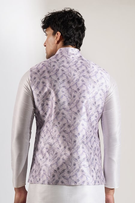 Rng Safawala Floral Print Bundi 