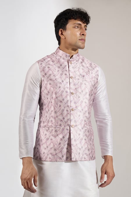Rng Safawala Floral Print Bundi 