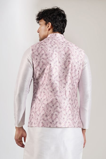 Rng Safawala Floral Print Bundi 