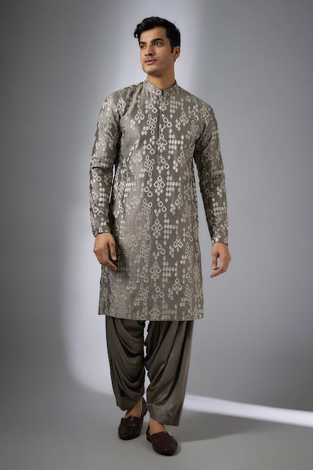 SALIL BHATIA Zari Mahal Sequins Embellished Kurta Set 