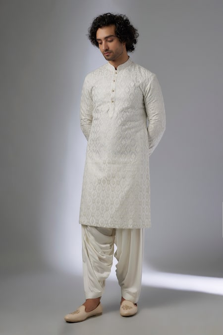 SALIL BHATIA Barfi Boota Sequins Embellished Kurta Set 